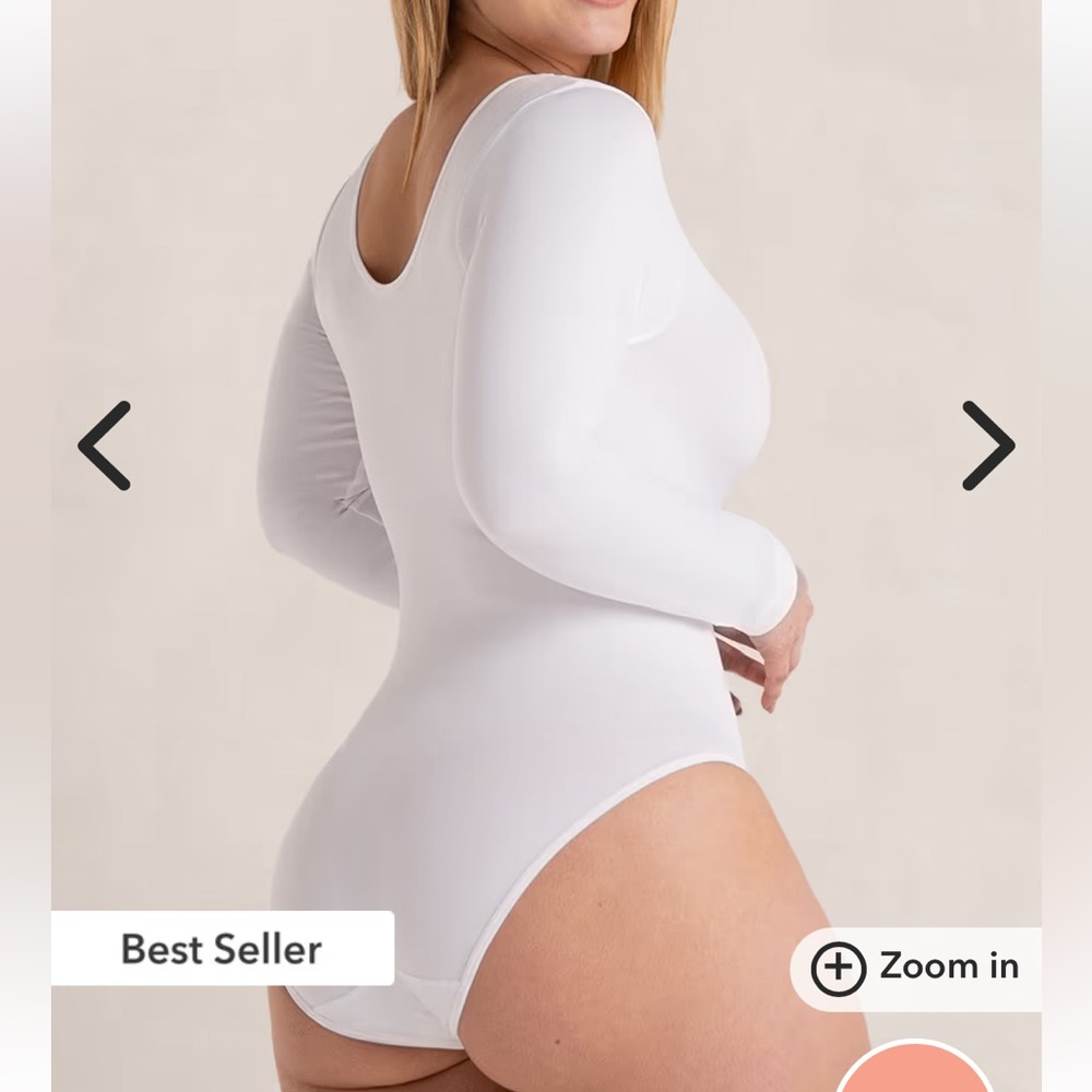 Shapermint Essentials All Day Every Day Long Sleeve Bodysuit